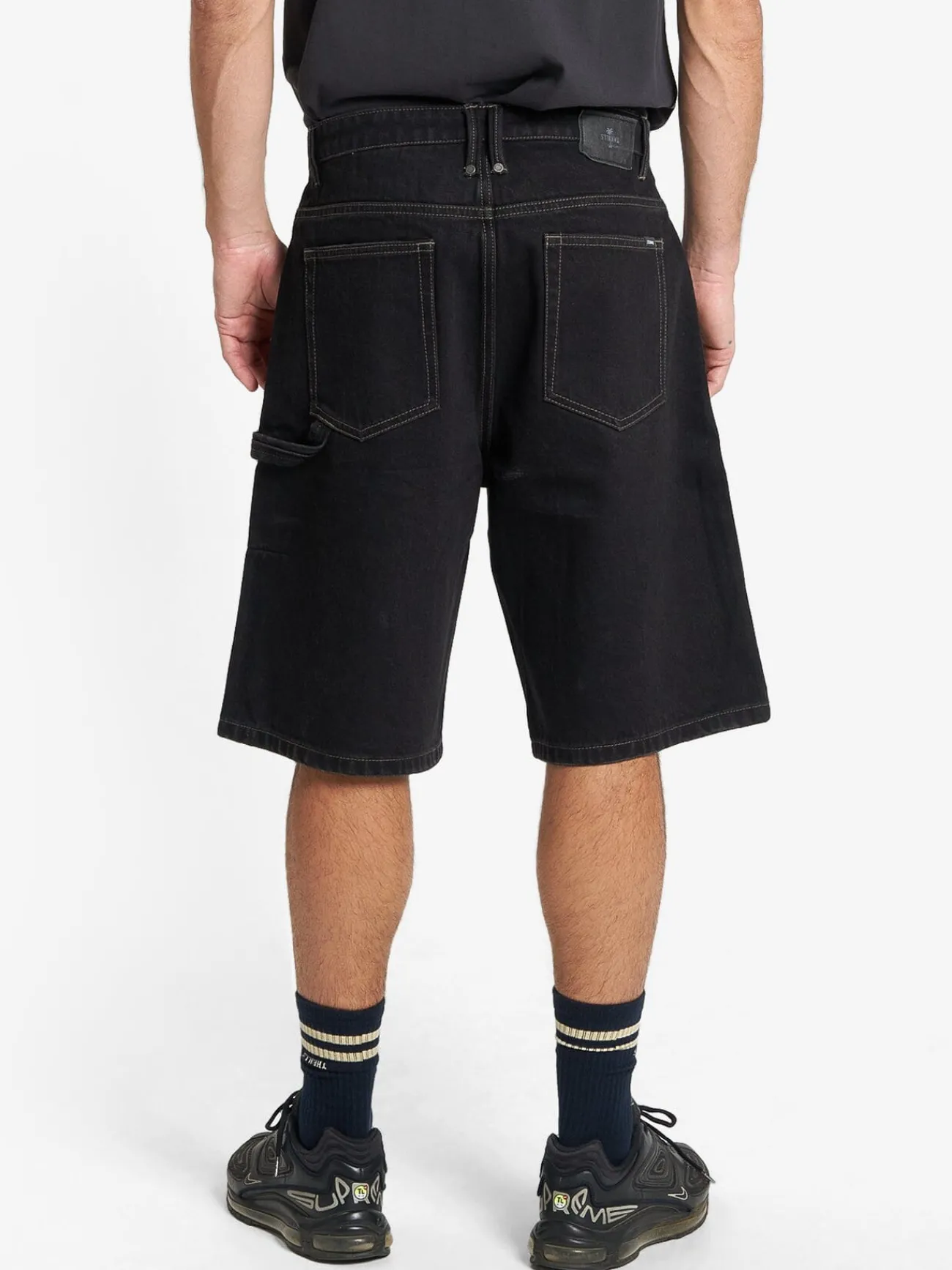 Online Thrills Big Slacker Denim Short - Black Rinse BlackRinse