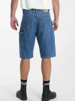 Discount Thrills Big Slacker Denim Short - Rinsed Blues RinsedBlues