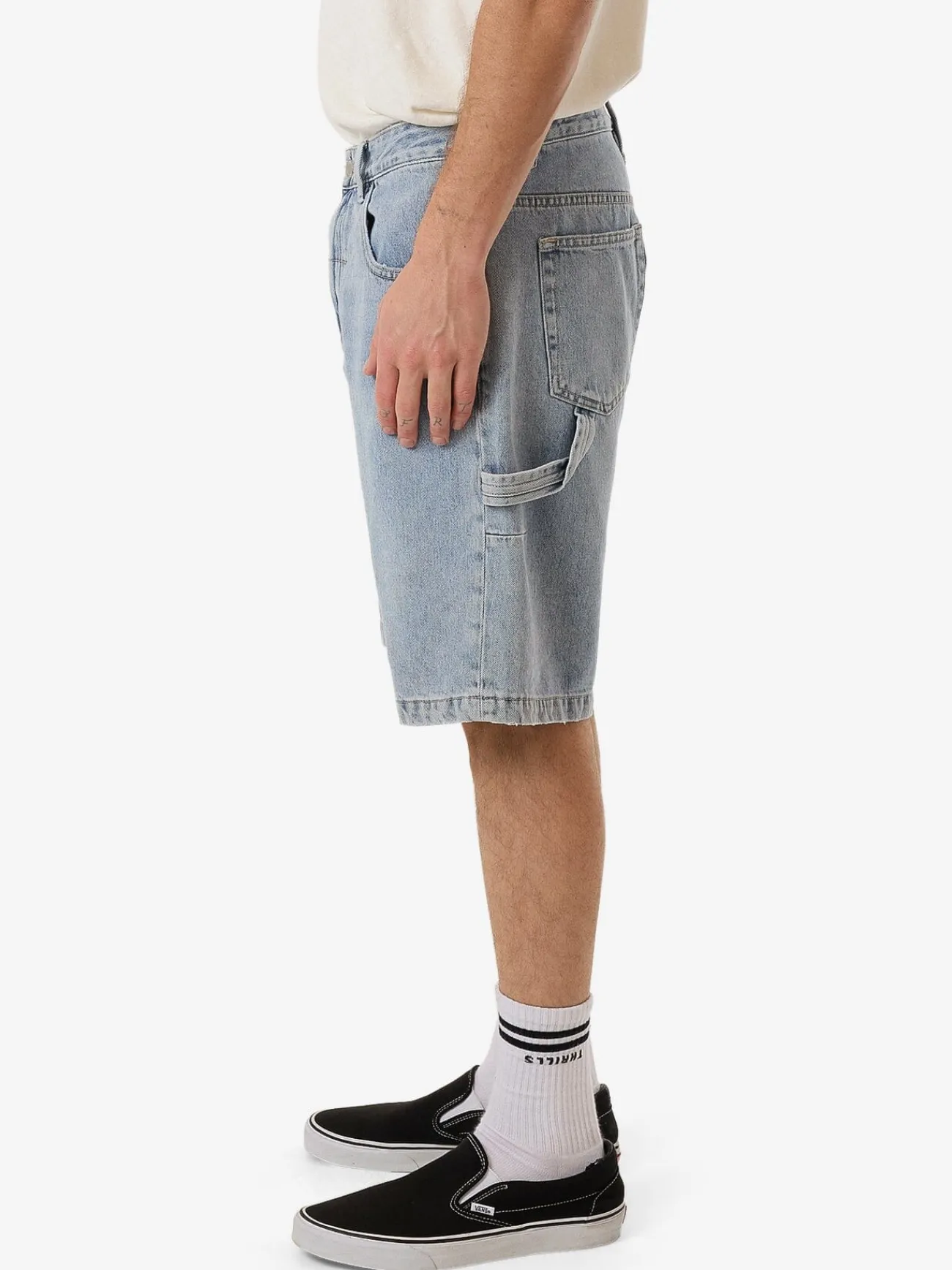 Hot Thrills Big Slacker Denim Short - Endless Blue EndlessBlue