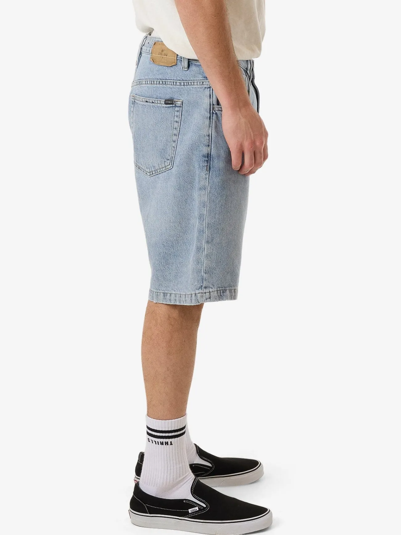 Hot Thrills Big Slacker Denim Short - Endless Blue EndlessBlue