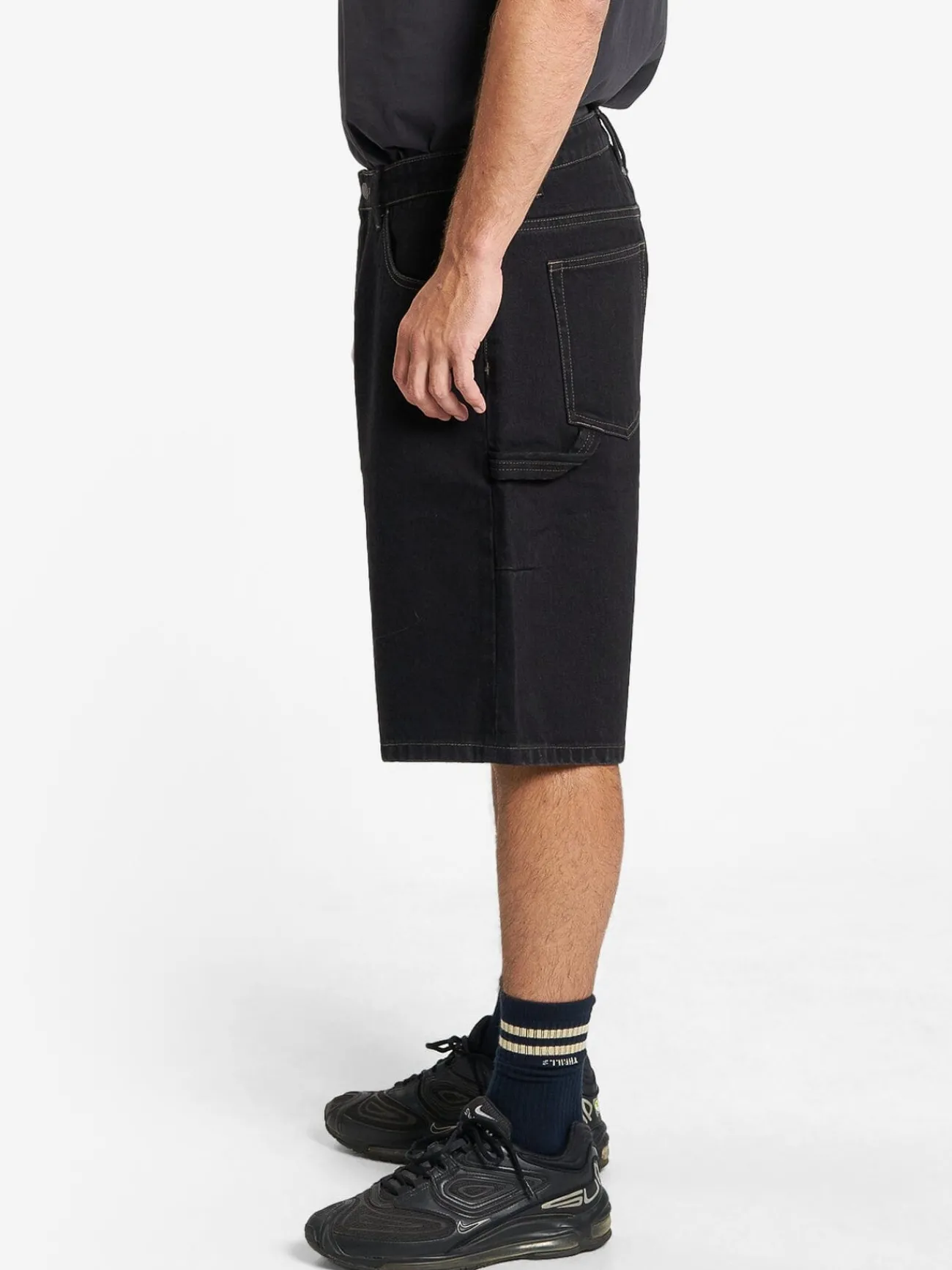 Online Thrills Big Slacker Denim Short - Black Rinse BlackRinse