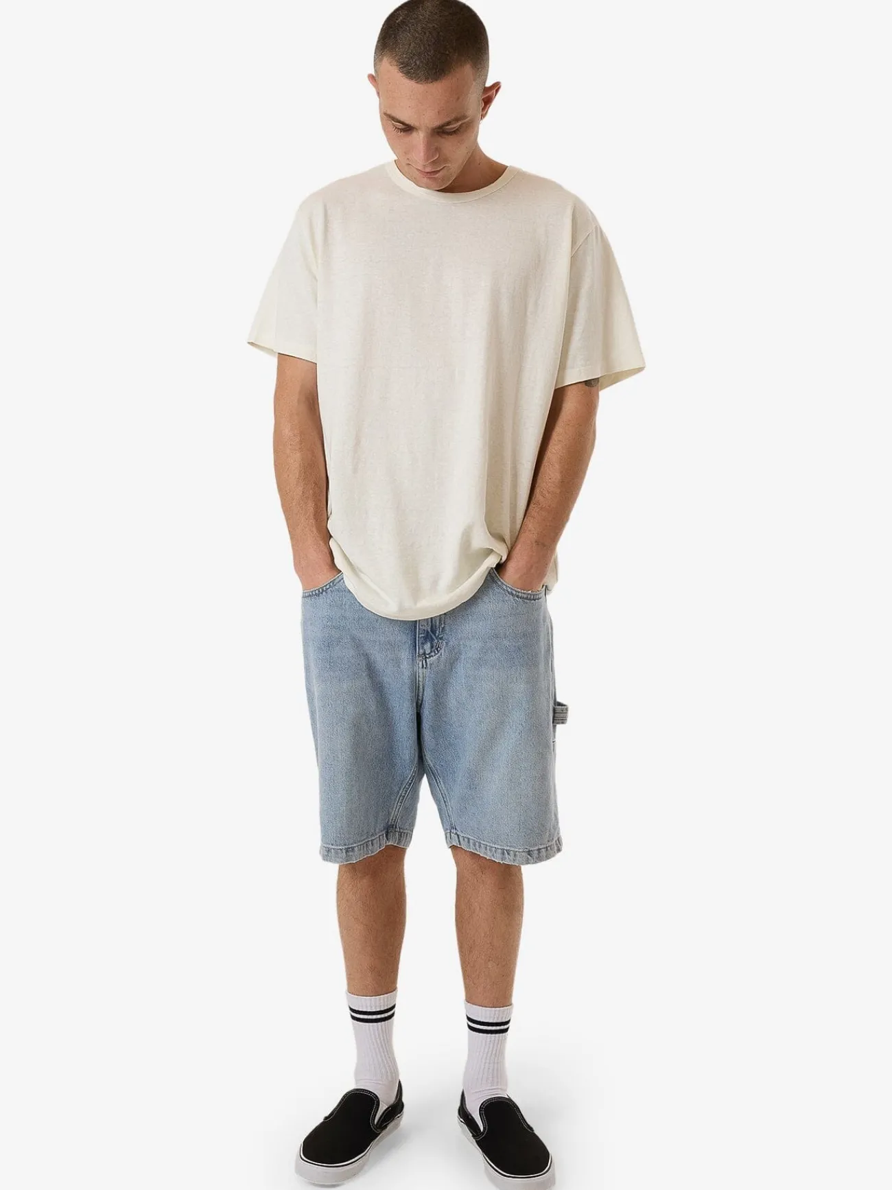 Hot Thrills Big Slacker Denim Short - Endless Blue EndlessBlue