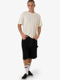 Hot Thrills Big Slacker Denim Short - Black Rinse BlackRinse