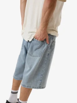Discount Thrills Big Slacker Denim Short - Endless Blue EndlessBlue