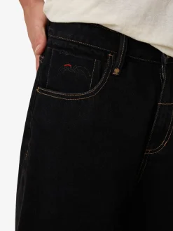 Hot Thrills Big Slacker Denim Short - Black Rinse BlackRinse