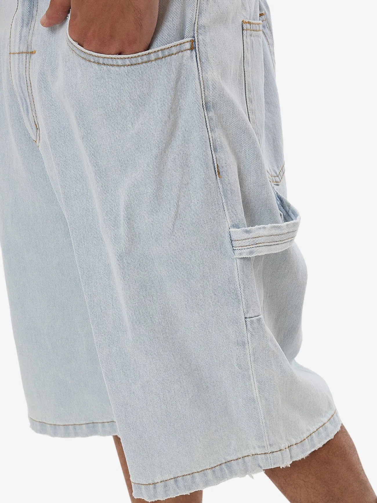 Hot Thrills Big Slacker Denim Short - Dirty Fade DirtyFade