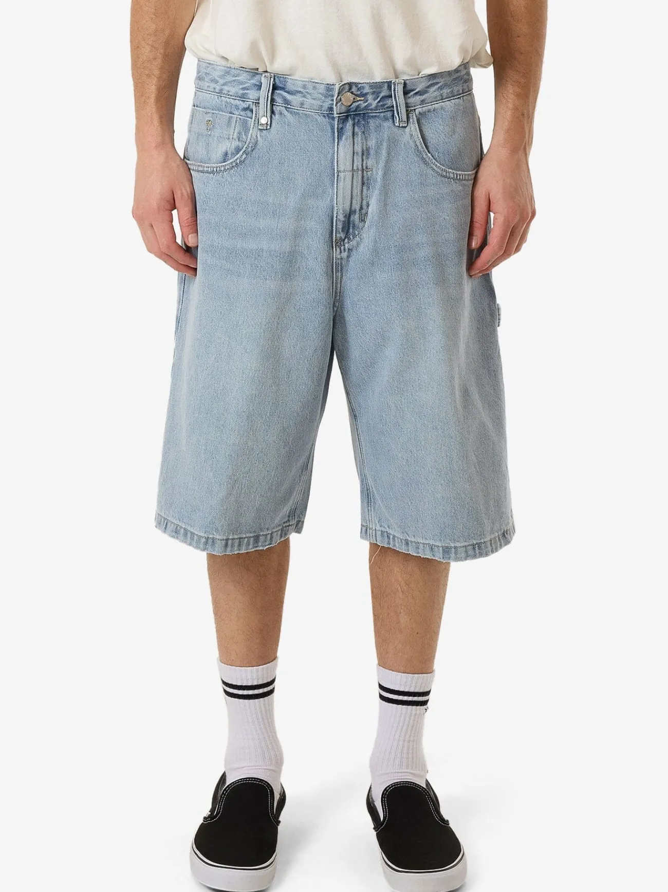Hot Thrills Big Slacker Denim Short - Endless Blue EndlessBlue