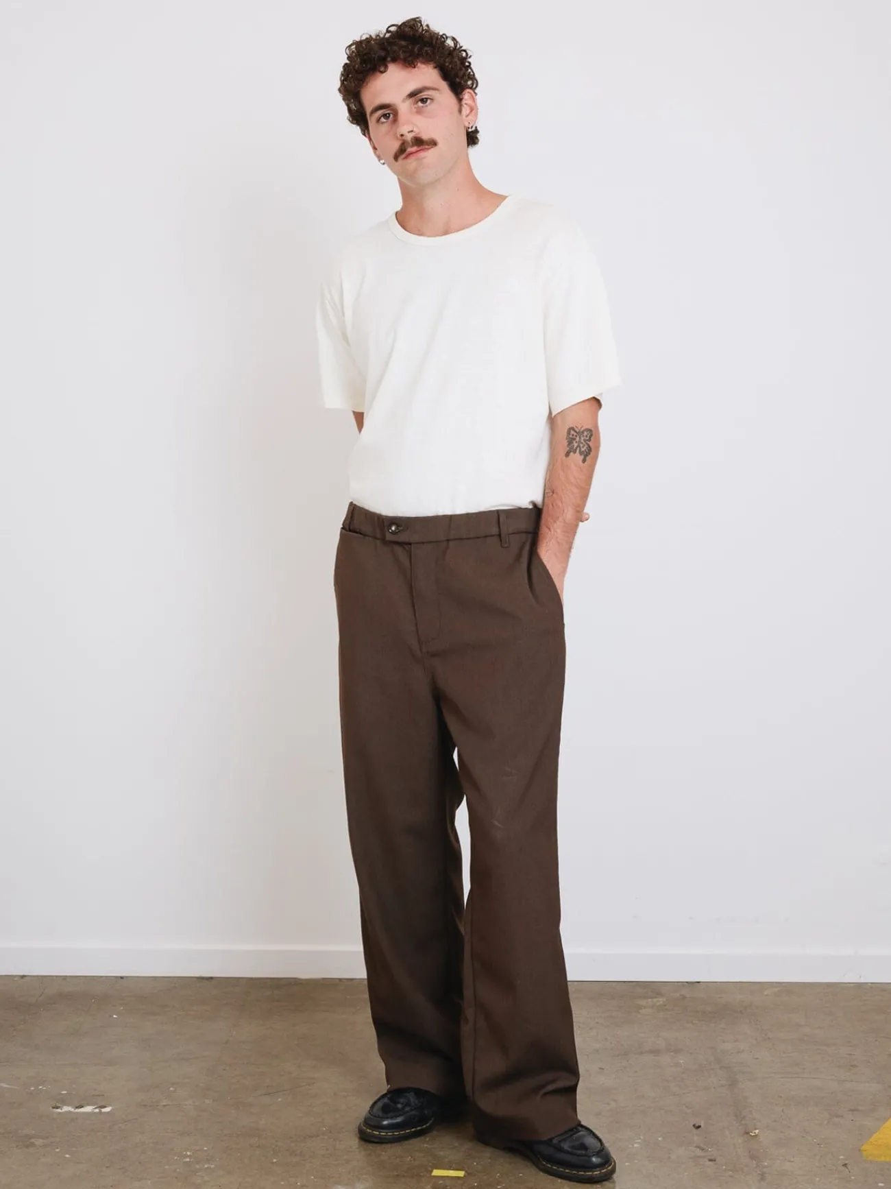 Hot Thrills Big Slacker Pub Pant - Dark Brindle DarkBrindle