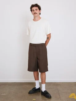 Hot Thrills Big Slacker Pub Short - Dark Brindle DarkBrindle