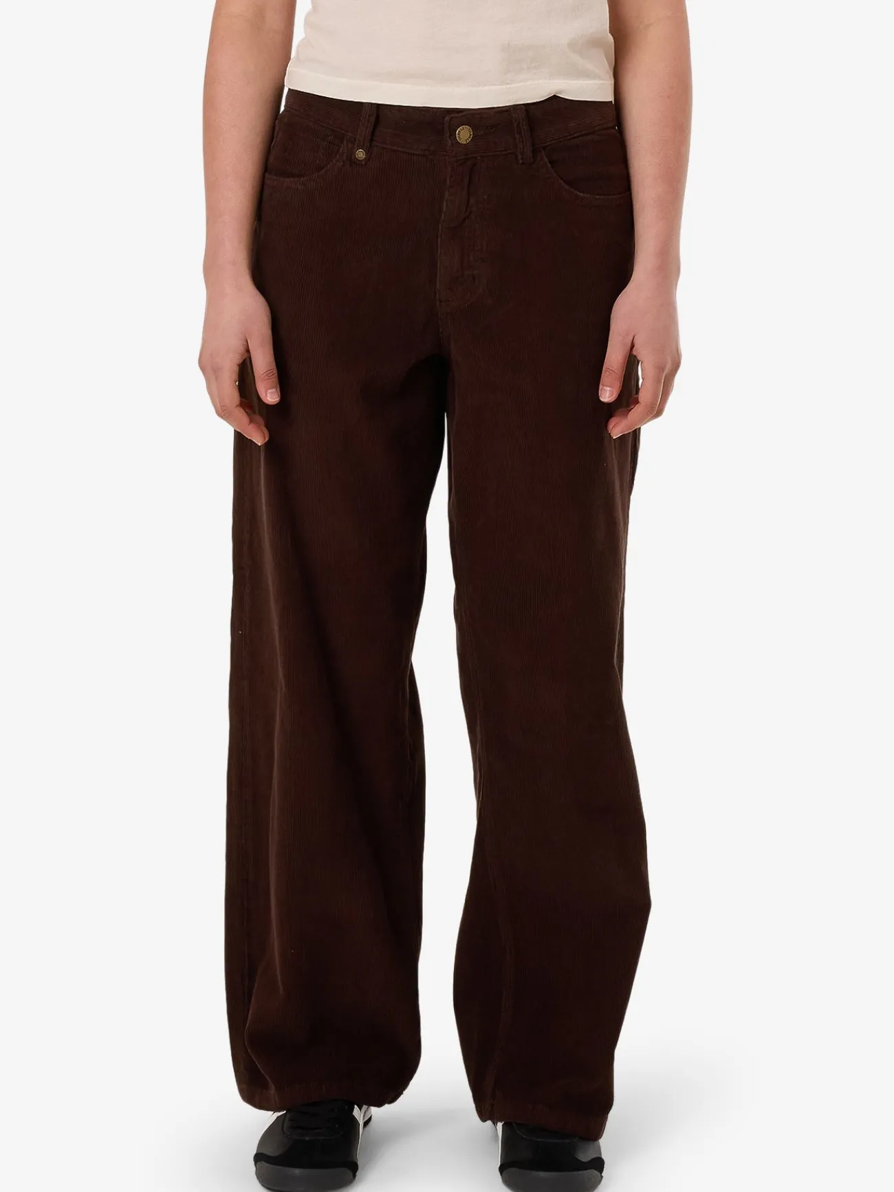 Clearance Thrills Billie Low Cord Pant - Dark Coffee DarkCoffee