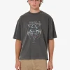 Clearance Thrills Bitter End Box Fit Oversize Short Tee - Merch Black MerchBlack