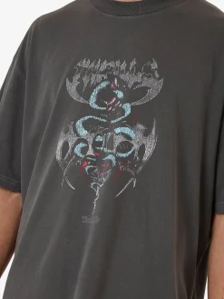 Clearance Thrills Bitter End Box Fit Oversize Short Tee - Merch Black MerchBlack