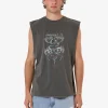 Hot Thrills Bitter End Merch Fit Muscle Tee - Merch Black MerchBlack