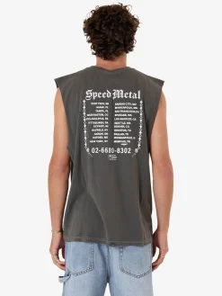 Hot Thrills Bitter End Merch Fit Muscle Tee - Merch Black MerchBlack