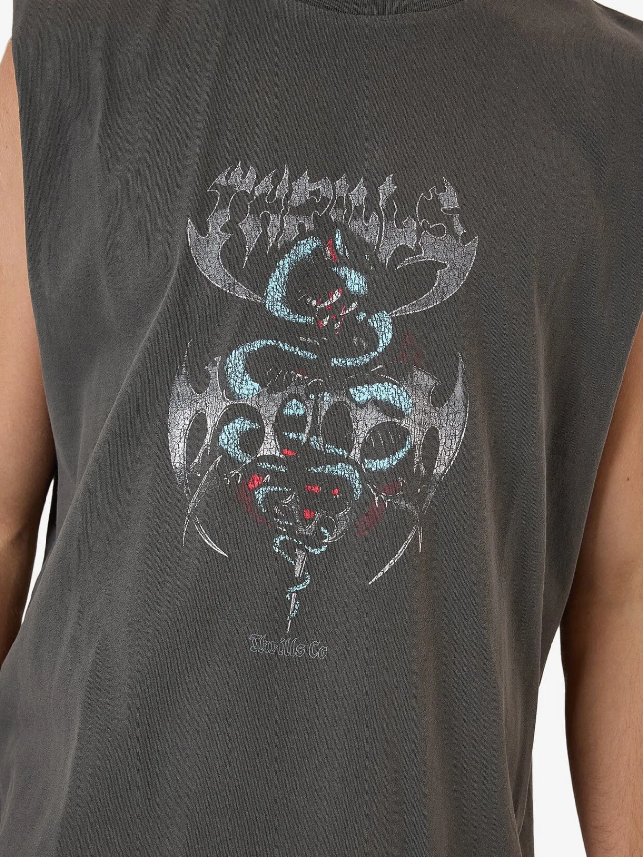Hot Thrills Bitter End Merch Fit Muscle Tee - Merch Black MerchBlack