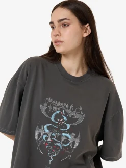 Sale Thrills Bitter End Oversized Tee - Merch Black MerchBlack