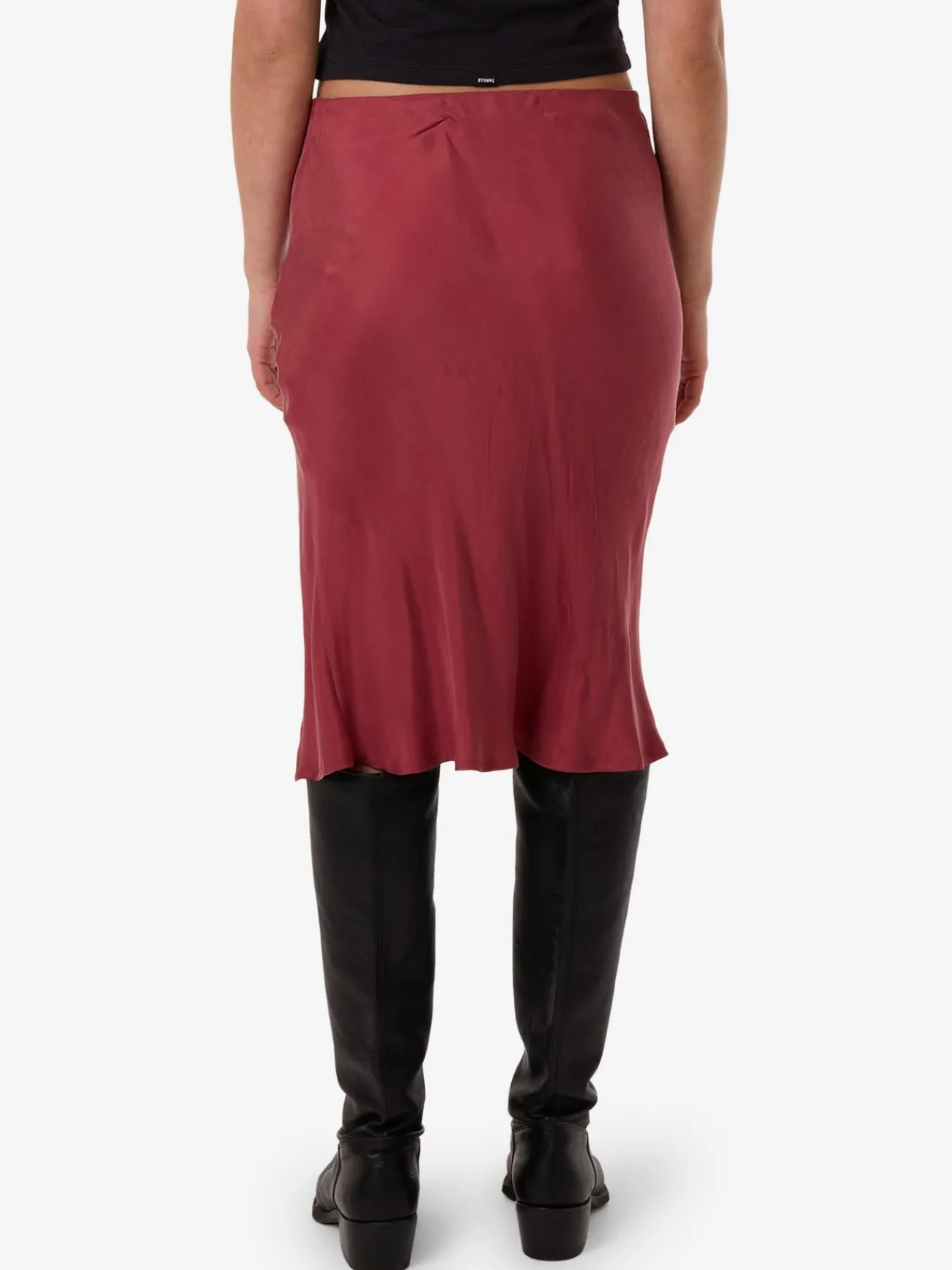 Sale Thrills Blair Slip Skirt - Cabernet