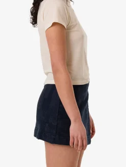 Best Thrills Blends Jacquard Marley Wrap Skirt - Indigo Overdye IndigoOverdye