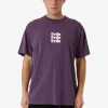 Online Thrills Blurred State Merch Fit Tee - Dust Purple DustPurple