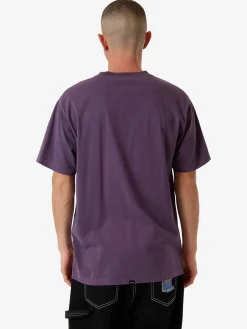Online Thrills Blurred State Merch Fit Tee - Dust Purple DustPurple