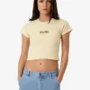 Online Thrills Blurred State Mini Tee - Butter