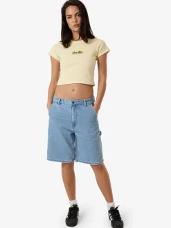 Online Thrills Blurred State Mini Tee - Butter