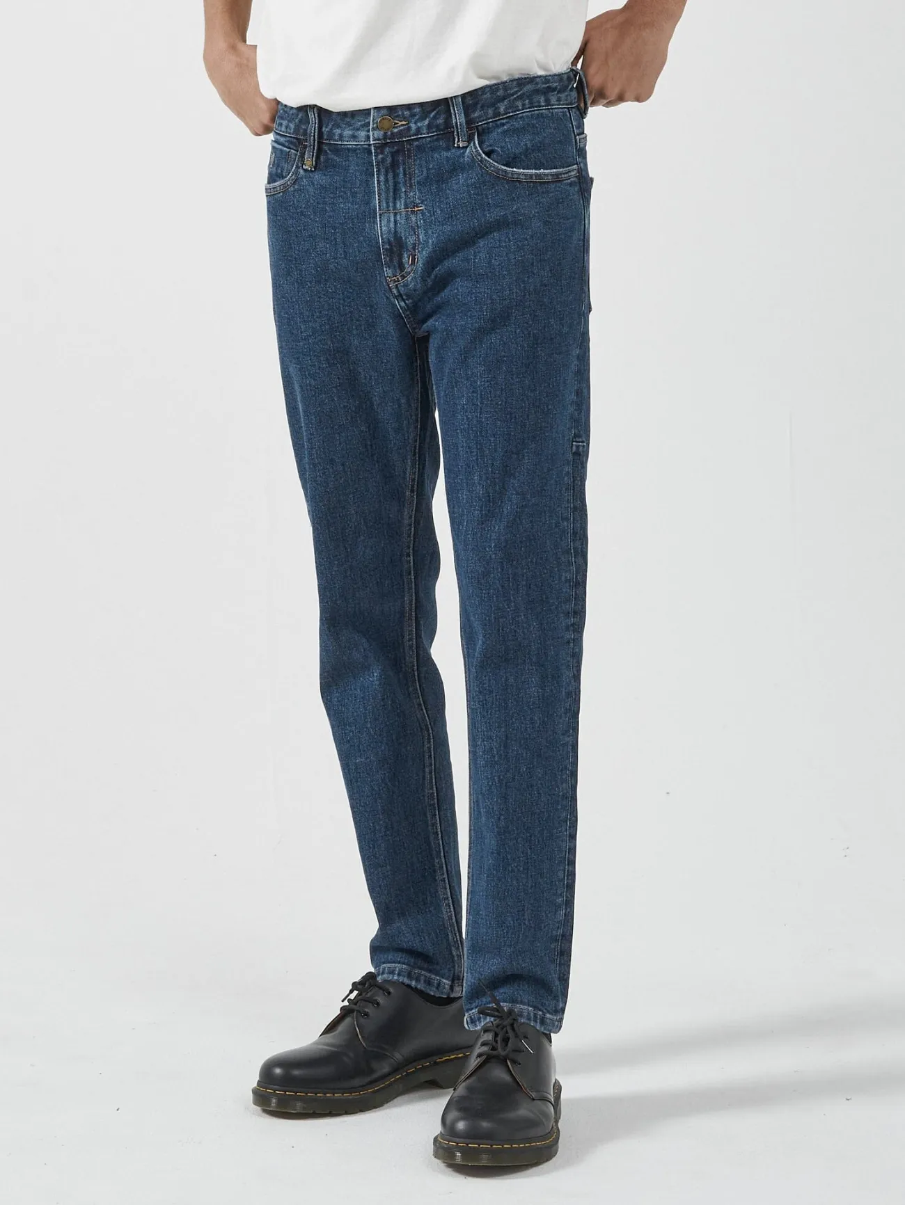 Best Thrills Bones Denim Jean - Dark Rinse Blue DarkRinseBlue