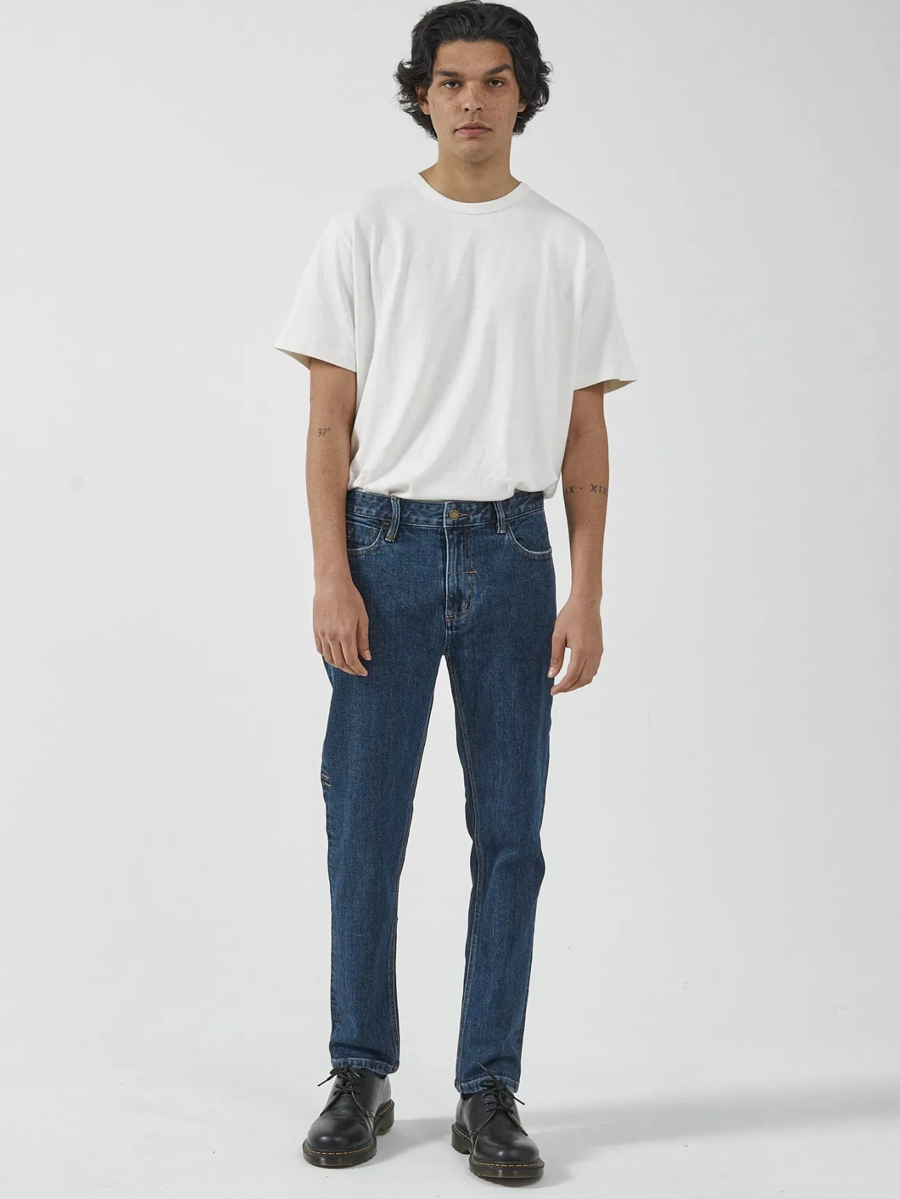Best Thrills Bones Denim Jean - Dark Rinse Blue DarkRinseBlue