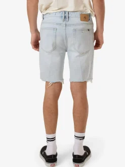 Fashion Thrills Bones Denim Short - Ether Blue EtherBlue