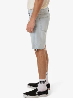 Fashion Thrills Bones Denim Short - Ether Blue EtherBlue