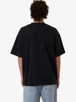 Discount Thrills Born To Fly Box Fit Oversize Tee - Washed Black WashedBlack