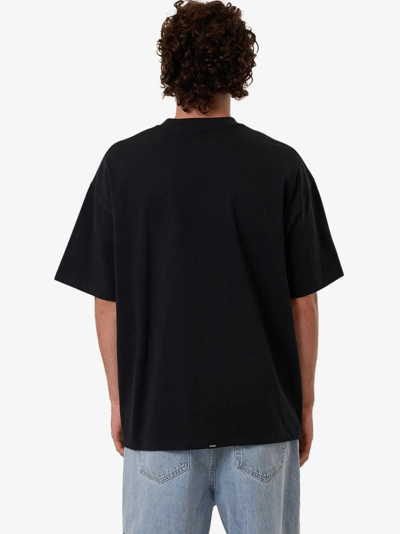 Discount Thrills Born To Fly Box Fit Oversize Tee - Washed Black WashedBlack