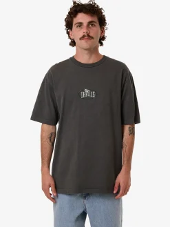 Discount Thrills Born To Fly Embro Oversize Fit Tee - Merch Black MerchBlack