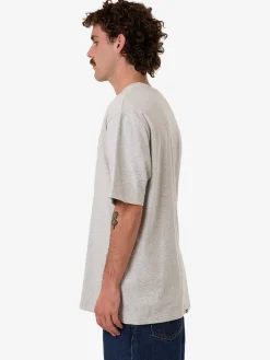 Discount Thrills Born To Fly Embro Oversize Fit Tee - Snow Marle SnowMarle