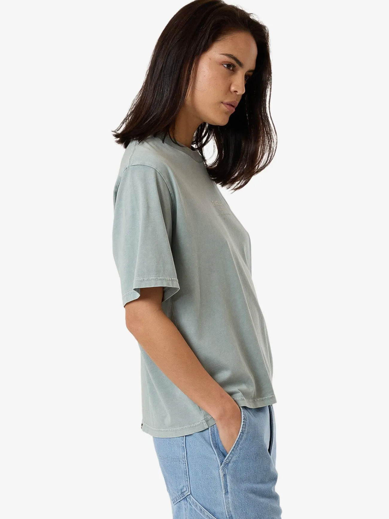 Online Thrills Cache Square Tee - Stormy Sea StormySea