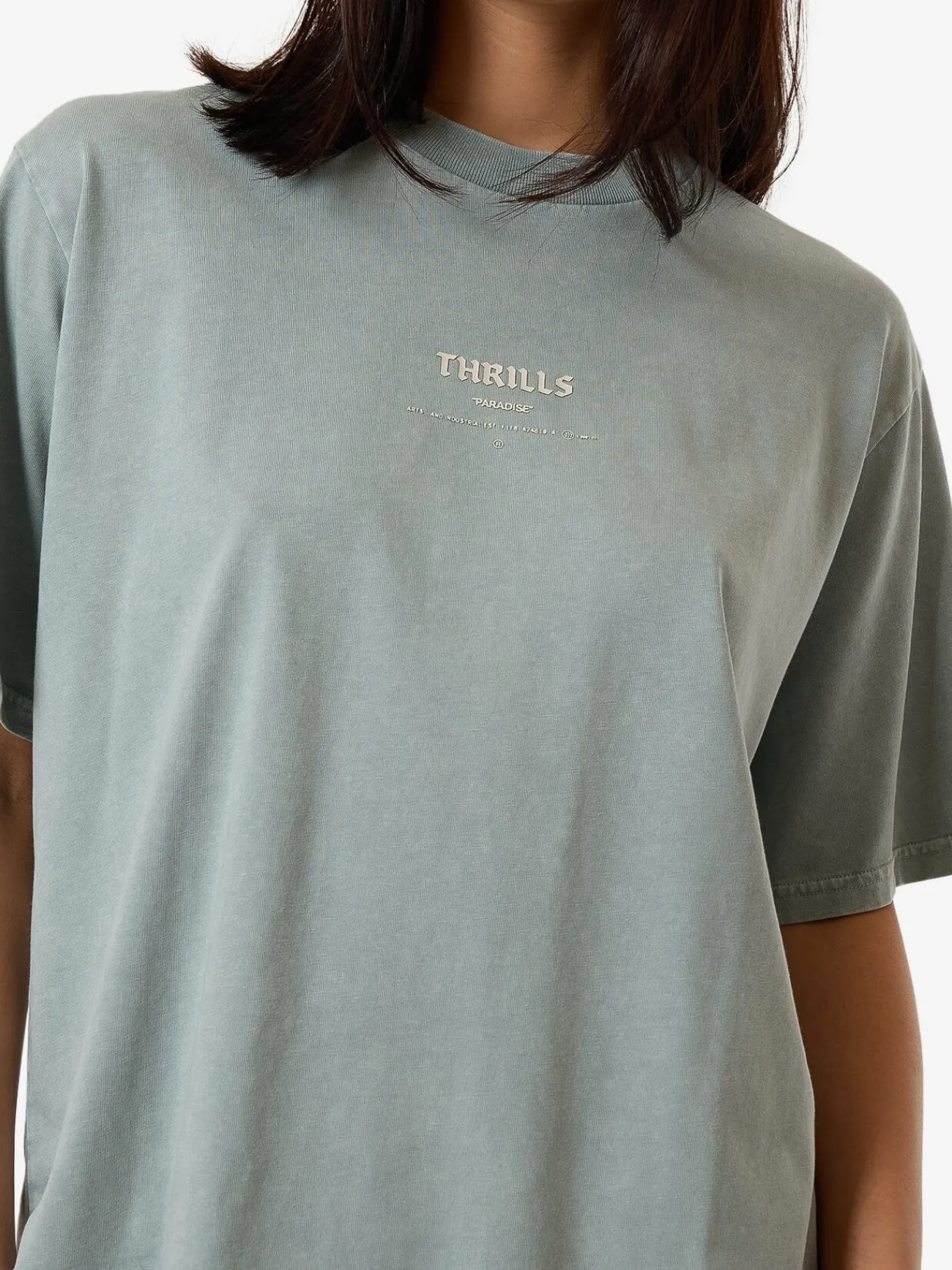 Online Thrills Cache Square Tee - Stormy Sea StormySea