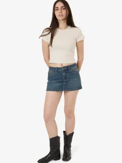 Outlet Thrills Carmen Skirt - Dirty Oil Blue DirtyOilBlue