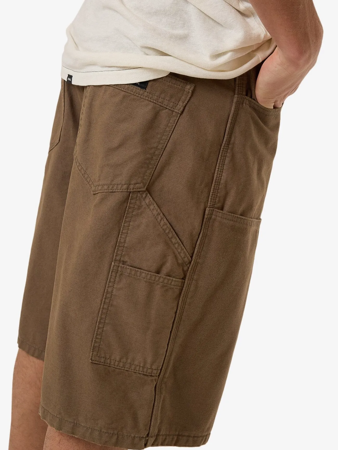 Clearance Thrills Carpenter Big Slacker Double Knee Short - Desert
