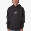 Best Thrills Chain Of Formation Cropped Slouch Pull On Hood - Dark Charcoal DarkCharcoal
