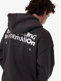 Best Thrills Chain Of Formation Cropped Slouch Pull On Hood - Dark Charcoal DarkCharcoal