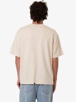 Best Thrills Chain Of Formation Embro Box Fit Oversize Short Tee - Unbleached