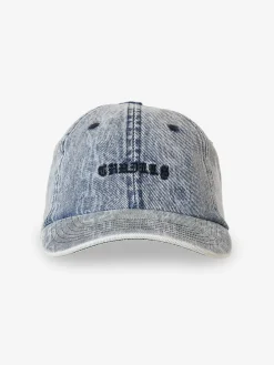 Fashion Thrills Chain Reaction 6 Panel Cap - Faded Rinse Indigo FadedRinseIndigo