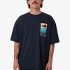 Clearance Thrills Chaotic State Box Fit Oversize Tee - Eclipse