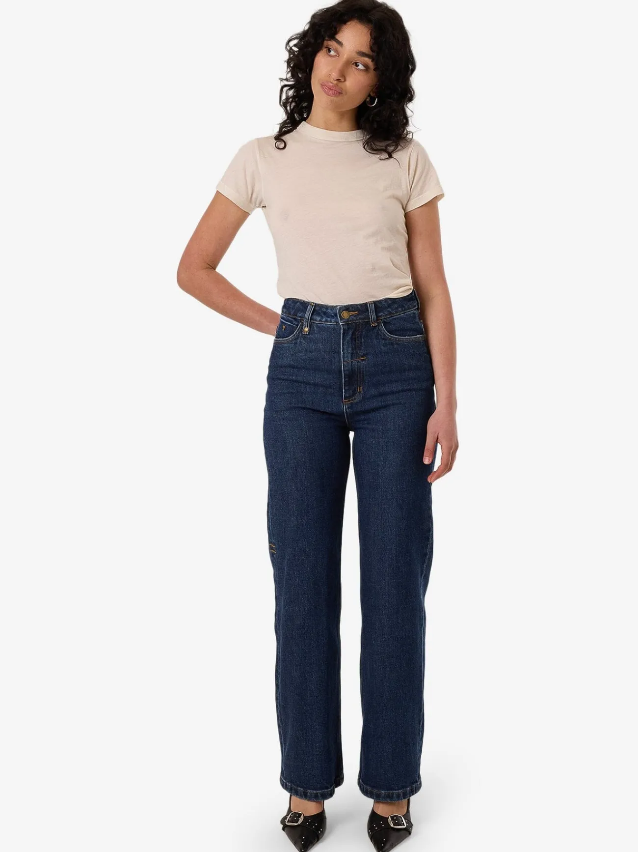 New Thrills Cherry Stretch Jean - Rinsed Ink RinsedInk