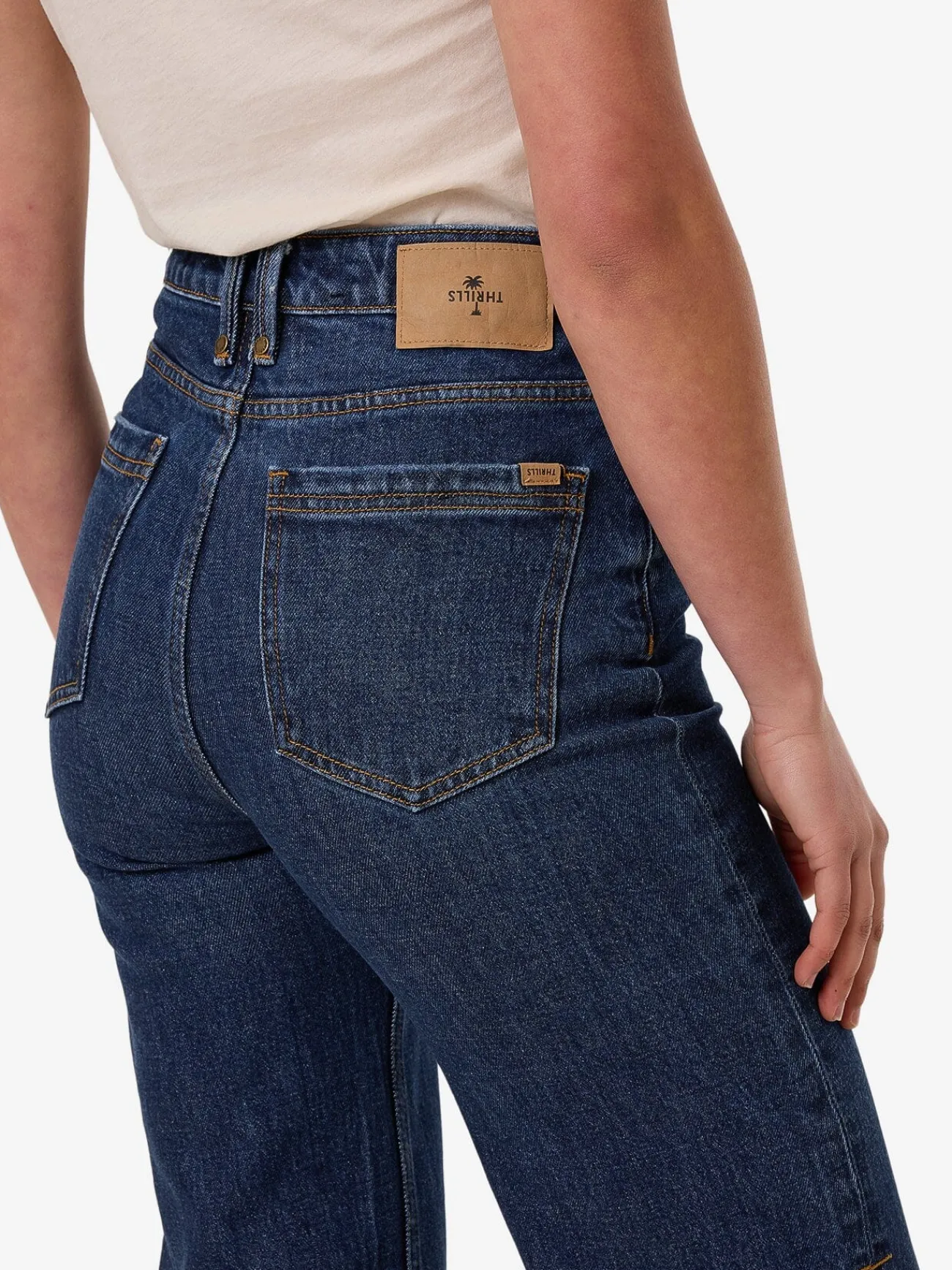 New Thrills Cherry Stretch Jean - Rinsed Ink RinsedInk