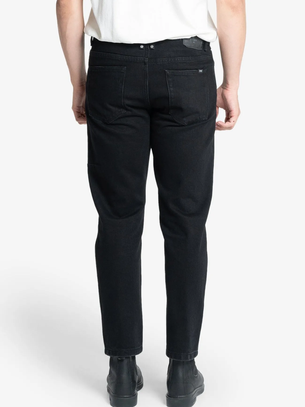 Sale Thrills Chopped Denim Jean - Black Rinse BlackRinse