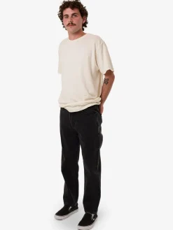 Online Thrills Chopped Denim Jean - Coal