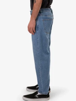 New Thrills Chopped Denim Jean - Dark Dust Blue DarkDustBlue