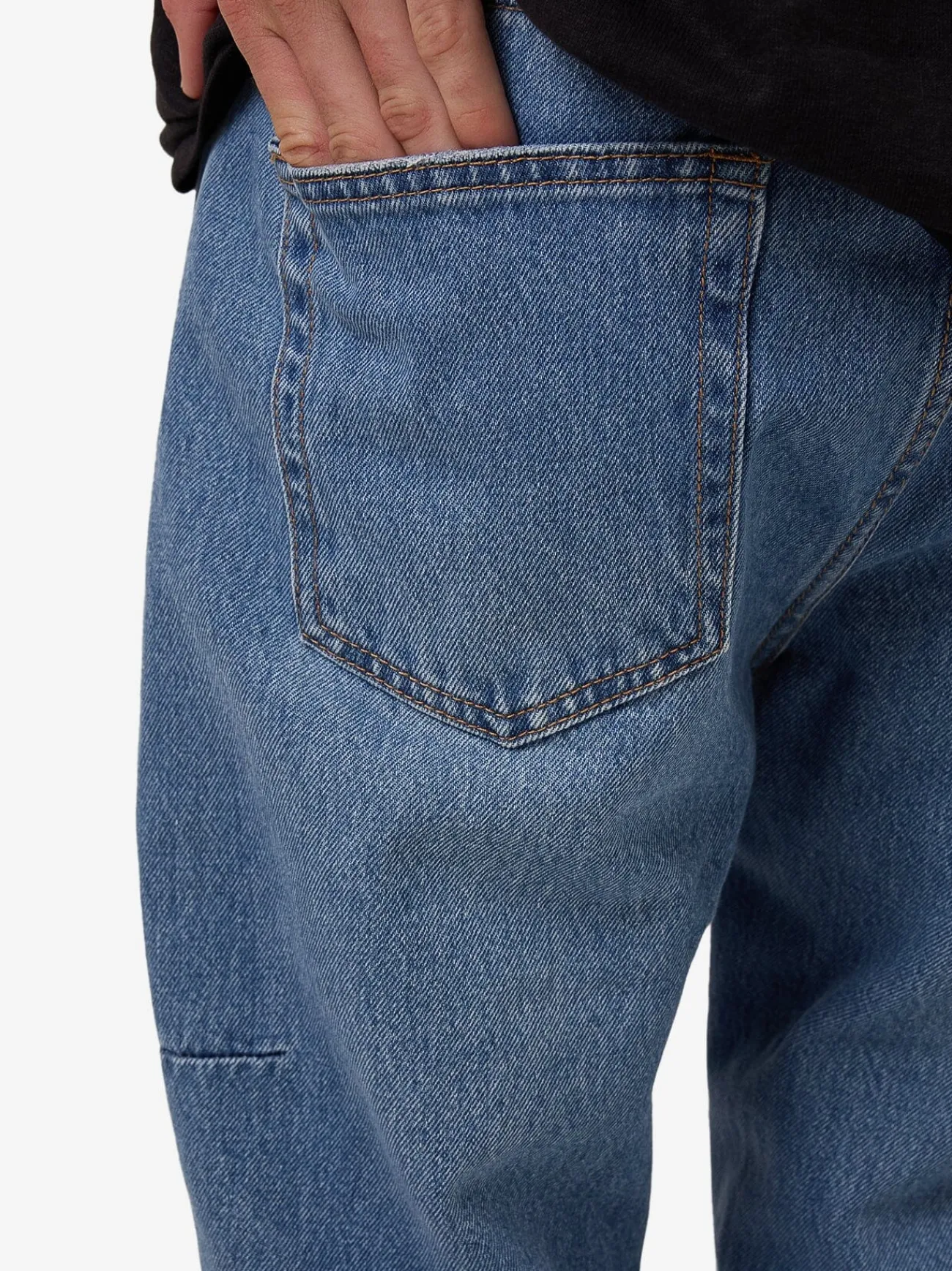 New Thrills Chopped Denim Jean - Dark Dust Blue DarkDustBlue