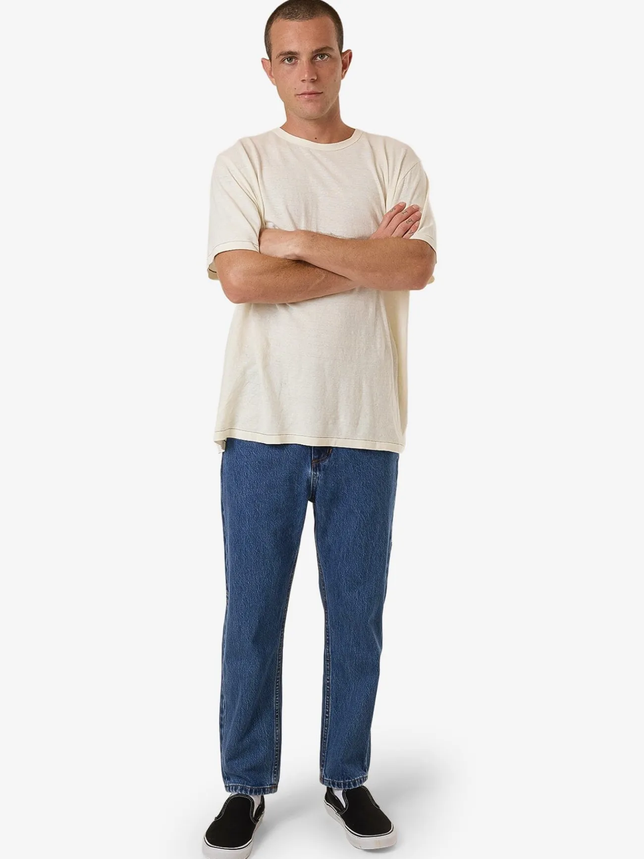 Best Thrills Chopped Denim Jean - Double Rinsed Blues DoubleRinsedBlues